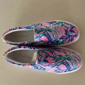 Perfect condition Lilly Pulitzer Slip On Canvas Sneakers 7.5